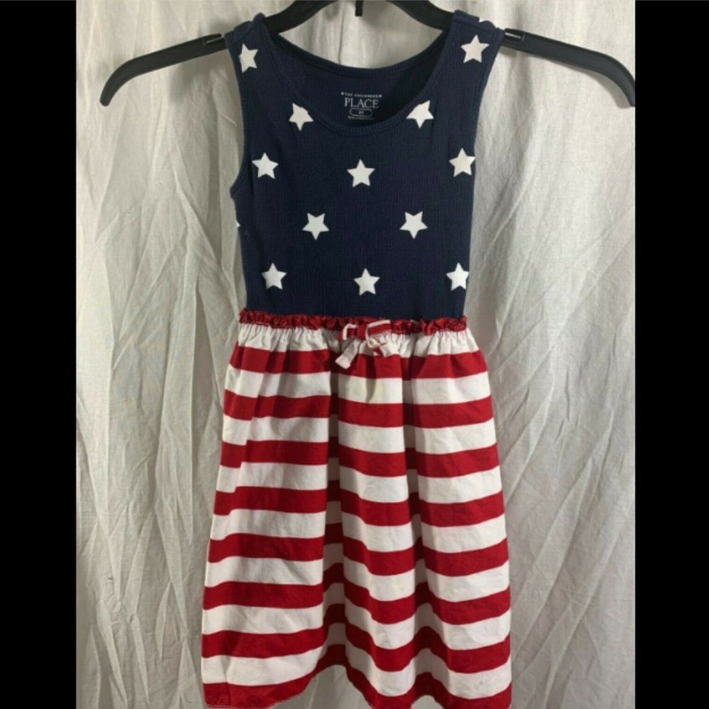 American Flag Dress 4T Childrens Place
